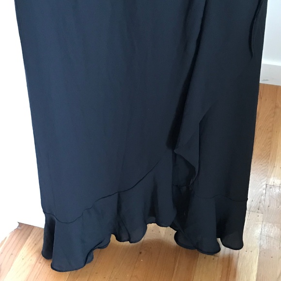 CITY CHIC Black Maxi Dress Ruffle Sleeves & Hem Flutter Me Women’s Plus Size 16 - Picture 5 of 15